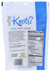 WHY KNOTS: Pretzel Greek Yogurt, 4 oz