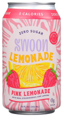 SWOON: Lemonade Pink Zero Sugar, 12 fo