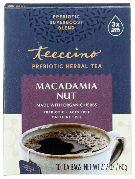 TEECCINO: Tea Macadamia Nut Prebiot, 10 ct