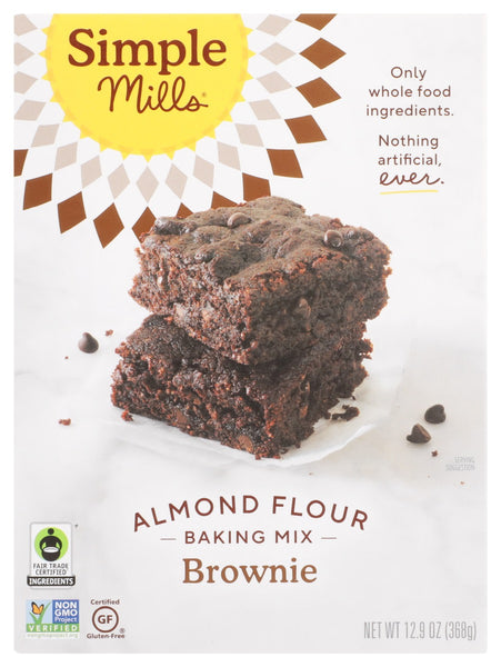 SIMPLE MILLS: Brownie Mix, 12.9 oz