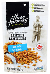 THREE FARMERS FOODS INC: Snack Lentil Lghtly Sltd, 140 gm