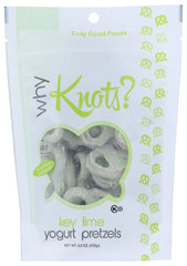 WHY KNOTS: Pretzel Key Lm Yogurt Cov, 4.5 oz