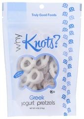 WHY KNOTS: Pretzel Greek Yogurt, 4 oz