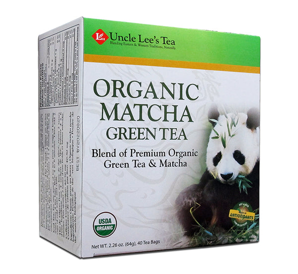 UNCLE LEES: Organic Matcha Green Tea, 40 bg