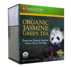 UNCLE LEES: Organic Jasmine Green Tea, 40 bg