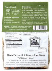 RILL FOODS: Lentil and Brown Rice Soup, 12.7 oz