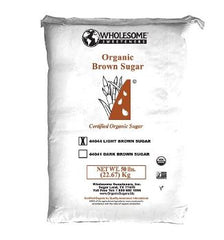 WHOLESOME: Sugar Brown Light Organic, 50 lb