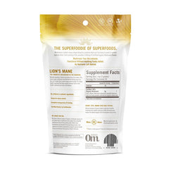 OM ORGANIC MUSHROOM NUTRITION: Lions Mane Mushroom Supplement Powder, 100 gm