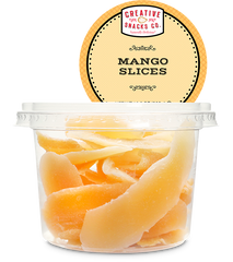 CREATIVE SNACK: Dried Mango Slices Cup, 7.5 oz