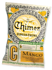 CHIMES: Mango Ginger Chews Bag, 5 oz