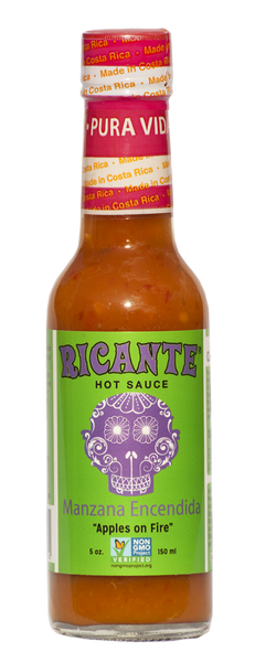 RICANTE HOT SAUCE: Manzana Encendida Hot Sauce, 5 oz