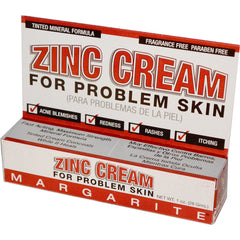 MARGARITE COSMETICS: Zinc Cream for Problem Skin, 1 oz
