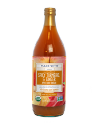 MADE WITH: Spicy Turmeric Ginger Apple Cider Vinegar Organic, 33.8 fl oz