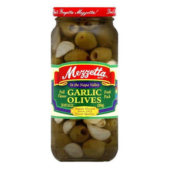 MEZZETTA: Garlic Olives, 9.5 oz