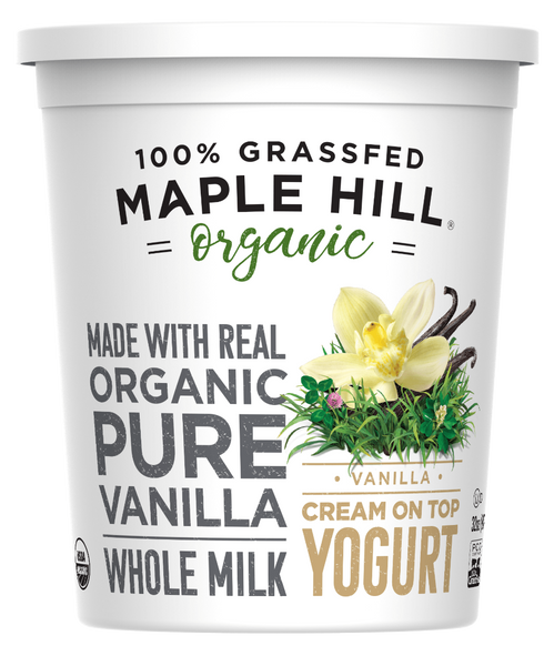 MAPLE HILL CREAMERY: Vanilla Yogurt, 32 oz
