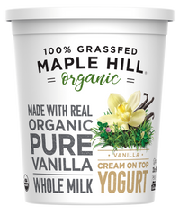 MAPLE HILL CREAMERY: Vanilla Yogurt, 32 oz