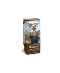 ORGANIC VALLEY: Single-Serve Chocolate Lowfat 1% Milk 12 Pack, 81 oz