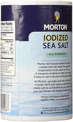 MORTONS: All-Purpose Iodized Sea Salt, 26 oz