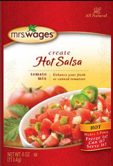 MRS WAGES: Hot Salsa Tomato Mix, 4 oz