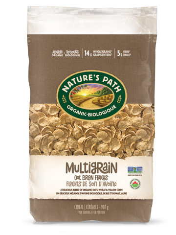 NATURES PATH: Multigrain Oat Bran Flakes Cereal, 32 oz