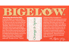 BIGELOW: Tea Orange and Spice 20 Bags, 1.5 oz