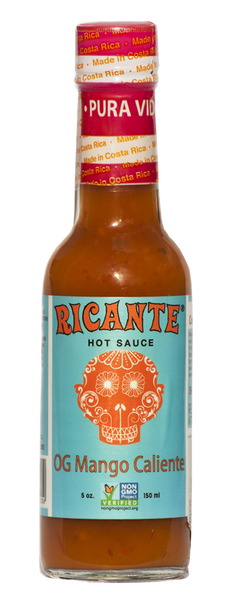 RICANTE HOT SAUCE: Mango Caliente Hot Sauce, 5 oz