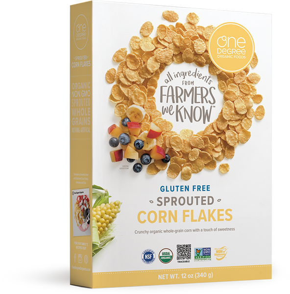 ONE DEGREE: Sprouted Corn Flakes, 12 oz