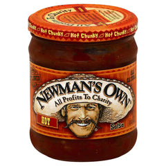 NEWMANS OWN: Salsa Hot, 16 oz