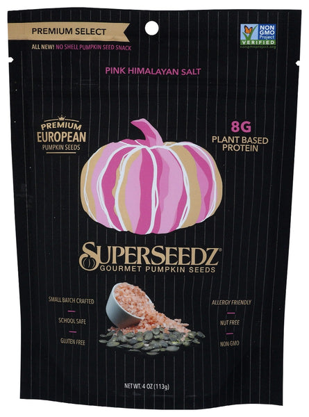 SUPER SEEDZ: Seeds Pumpkin Pink Salt, 4 oz