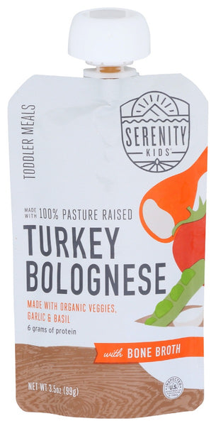 SERENITY KIDS: Baby Food Turkey Bologns, 3.5 oz