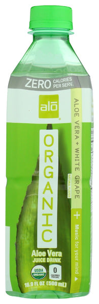 ALO: Bev Org Zero White Grape, 16.9 fo