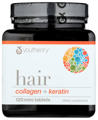 YOUTHEORY: Collagen Hair Mini Tb, 120 tb