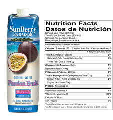 SUNBERRY FARMS: 100% Passion Fruit Juice, 33.81 oz