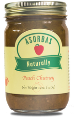 ASORBAS: Peach Chutney Salsa, 12 oz