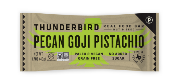 THUNDERBIRD ENERGETICA: Bar Pecan Goji Pistachio, 1.7 oz