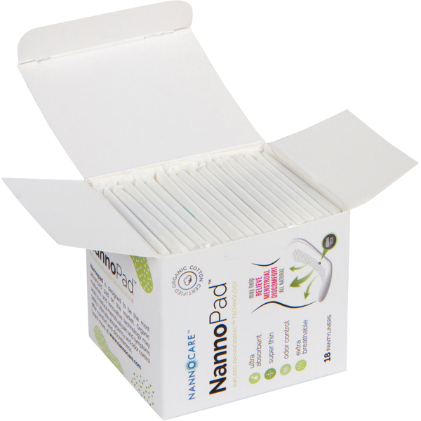 NANNOPAD: Ultra Absorbent Panty Liners, 18 ea