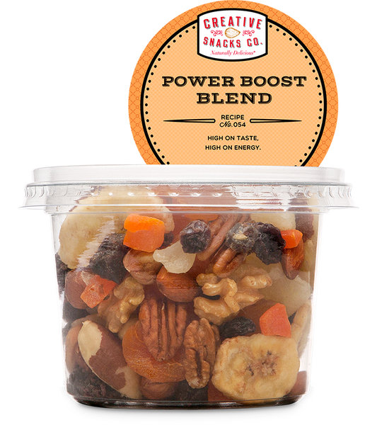 CREATIVE SNACK: Power Boost Blend Trail Mix Cup, 9.5 oz