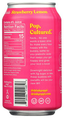 POPPI: Drink Probiotic Strawberry Lemonade, 12 fo