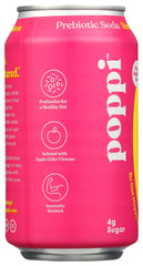 POPPI: Drink Probiotic Strawberry Lemonade, 12 fo