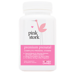 PINK STORK: Premium Prenatal Vitamin, 60 cp