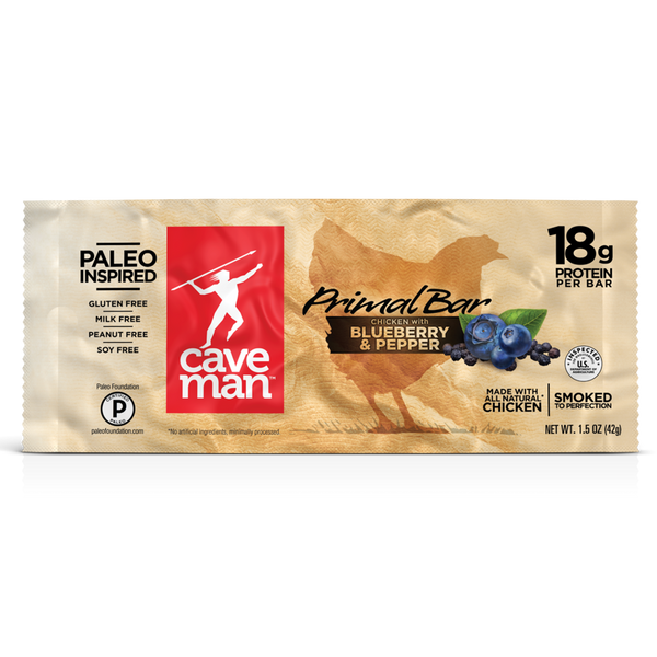 CAVEMAN FOODS: Bar Blueberry Pepper Primal, 1.5 oz