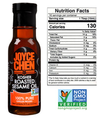 JOYCE CHEN: Oil Sesame Roasted, 8 oz