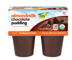 ZEN: Almondmilk Chocolate Pudding 4 Pack, 14 oz