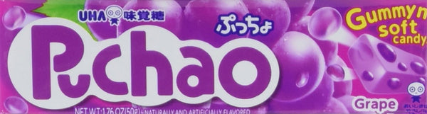 UHA MIKAKUTO: Puchao Soft Candy Grape, 1.76 oz