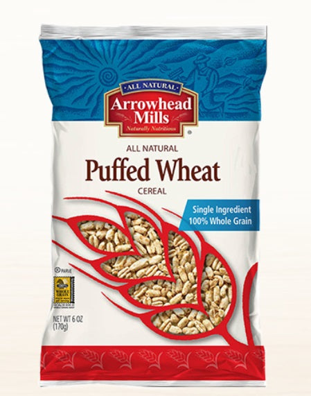 ARROWHEAD MILLS: Puffed Wheat Cereal, 6 oz