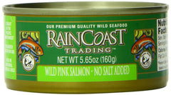 RAINCOAST TRADING: Wild Pink Salmon No Salt Added, 5.65 oz