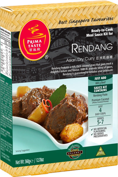 PRIMA TASTE: Rendang Dry Asian Curry, 12.7 oz