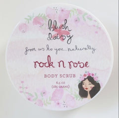 BLUSH: Scrub Body Rock N Rose, 6.5 oz