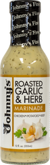 JOHNNYS FINE FOODS: Marinade Garlic & Herb, 12 oz