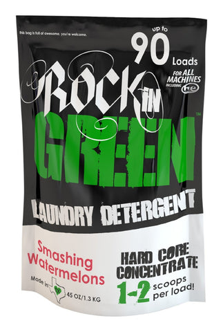 ROCKIN GREEN: Hard Rock Laundry Detergent Smashing Watermelon, 45 oz